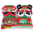 Magic Seasons Reindeer and Snowman Novelty Glasses 1 pk