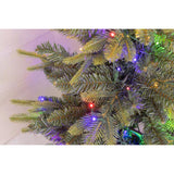 Celebrations 4 ft. Slim LED 150 ct Monterey Spruce Sparkle w/ Barrel Entrance Tree