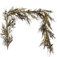 Celebrations 6 ft. L LED Warm White Rustic Norfolk With Berries and Pinecones Garland