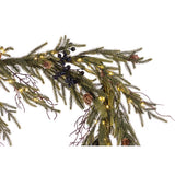 Celebrations 6 ft. L LED Warm White Rustic Norfolk With Berries and Pinecones Garland