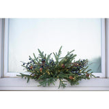 Celebrations 2 ft. L LED Warm White Rustic Norfolk Windowsill Garland