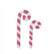 Celebrations LED Red/White Candy Canes 3 and 4 ft. Yard Decor