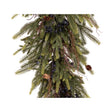 Celebrations 20 in. D X 3 ft. L LED Clear/Warm White Rustic Norfolk Teardrop Swag