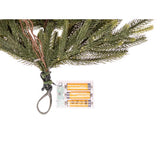 Celebrations 20 in. D X 3 ft. L LED Clear/Warm White Rustic Norfolk Teardrop Swag