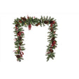Celebrations 12 in. D X 9 ft. L LED Multicolored/Warm White Plaid Bow Garland
