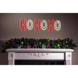 Celebrations LED Red/White Neon HOHOHO 36 in. Hanging Decor