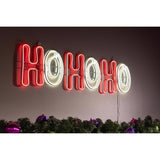 Celebrations LED Red/White Neon HOHOHO 36 in. Hanging Decor