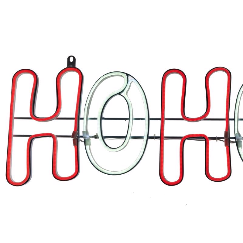 Celebrations LED Red/White Neon HOHOHO 36 in. Hanging Decor