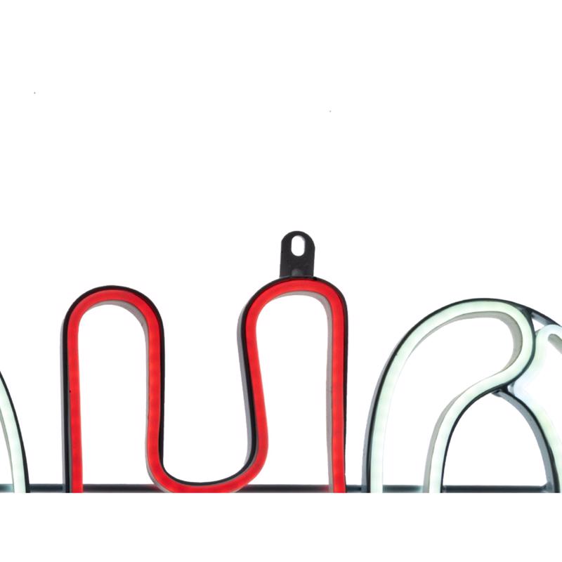 Celebrations LED Red/White Neon HOHOHO 36 in. Hanging Decor