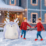 Squishmallows A Holiday Company Farryn Squishmallow reindeer character 4 ft. Inflatable