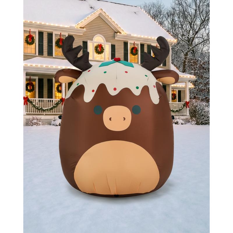 Squishmallows A Holiday Company Maurice Moose Squishmallow character 4 ft. Inflatable