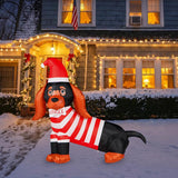 Seasonal Creations A Holiday Company Dachshund 54 in. Inflatable