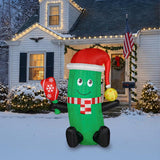 Seasonal Creations A Holiday Company Pickleball Pickle 5 ft. Inflatable