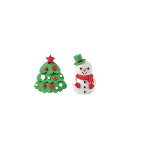 OOLY Snowman and Christmas Tree Air Dry Clay Kit