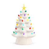 Mr. Christmas LED White Tree Table Decor 12 in.