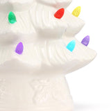 Mr. Christmas LED White Tree Table Decor 12 in.