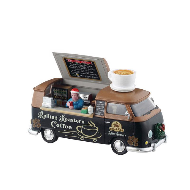 Lemax Rolling Roasters Coffee Village Accessories