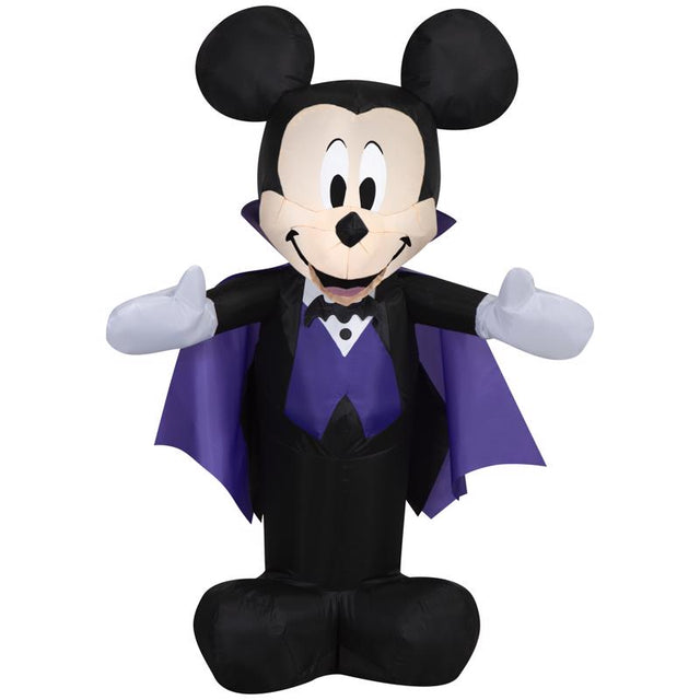 Disney 4 ft. Prelit Mickey as Vampire Inflatable