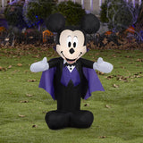 Disney 4 ft. Prelit Mickey as Vampire Inflatable