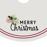 Celebrations Striped Merry Christmas Tree Skirt