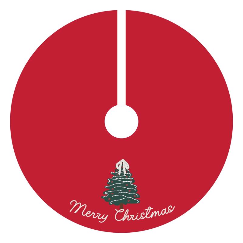 Celebrations Tree with Velvet Bow Tree Skirt