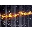 Celebrations Orange 4 in. LED Prelit Trick or Treat Wall Decor