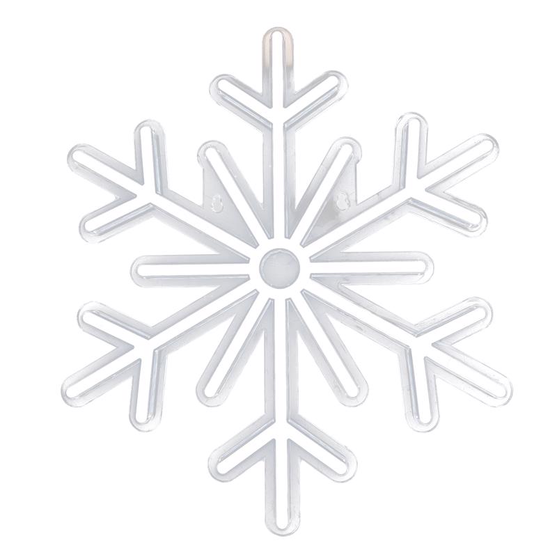 Celebrations LED Warm White Snowflake Wall Sign 14.96 in.