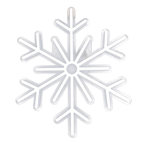 Celebrations LED Warm White Snowflake Wall Sign 14.96 in.