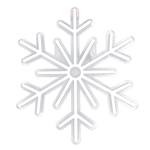 Celebrations LED Warm White Snowflake Wall Sign 14.96 in.