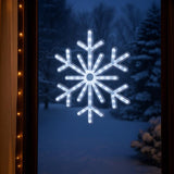 Celebrations LED Warm White Snowflake Wall Sign 14.96 in.