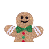 Celebrations LED Warm White Set of 2 Gingerbread People 20 in. Pathway Decor