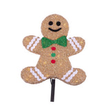 Celebrations LED Warm White Set of 2 Gingerbread People 20 in. Pathway Decor