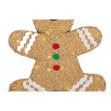 Celebrations LED Warm White Set of 2 Gingerbread People 20 in. Pathway Decor
