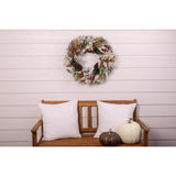 Celebrations Warm White 35 ct 24 in. LED Prelit Neutral B/O Wreath