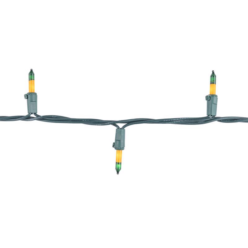 Celebrations LED T5 Dark Green/Gold 70 ct Two-Tone Christmas Lights 17.25 ft.