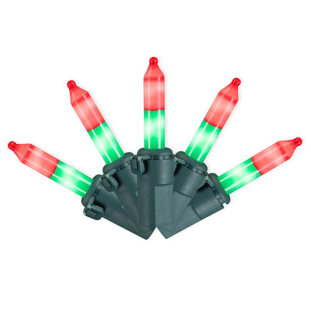 Celebrations LED T5 Green/Red 70 ct Christmas Lights 17.25 ft.