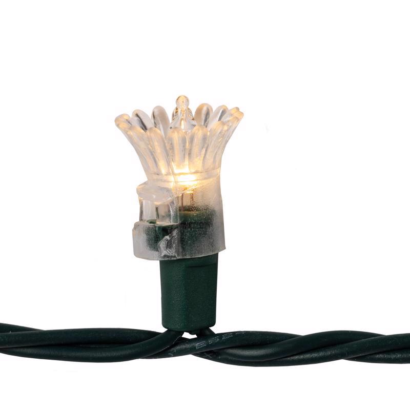 Celebrations LED T5 Warm White 70 ct Reflector Christmas Lights 17 ft.