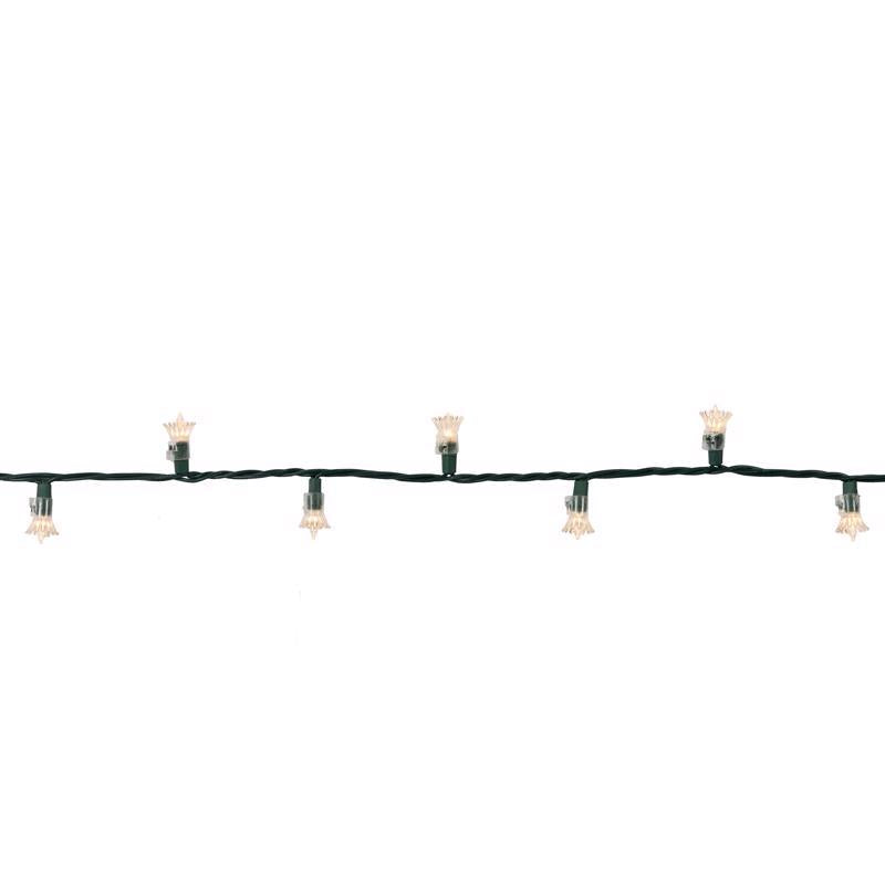 Celebrations LED T5 Warm White 70 ct Reflector Christmas Lights 17 ft.