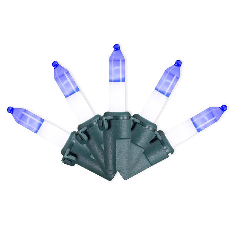 Celebrations LED T5 Blue/White 70 ct Two-Tone Christmas Lights 17.25 ft.