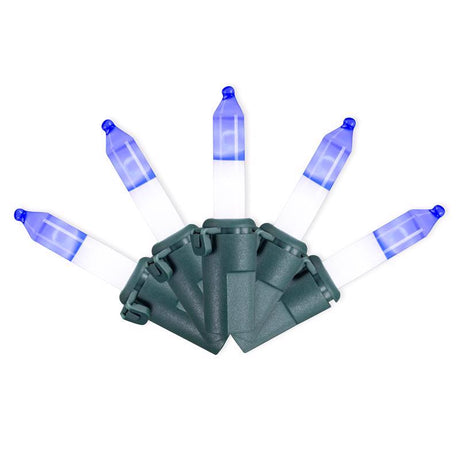 Celebrations LED T5 Blue/White 70 ct Two-Tone Christmas Lights 17.25 ft.