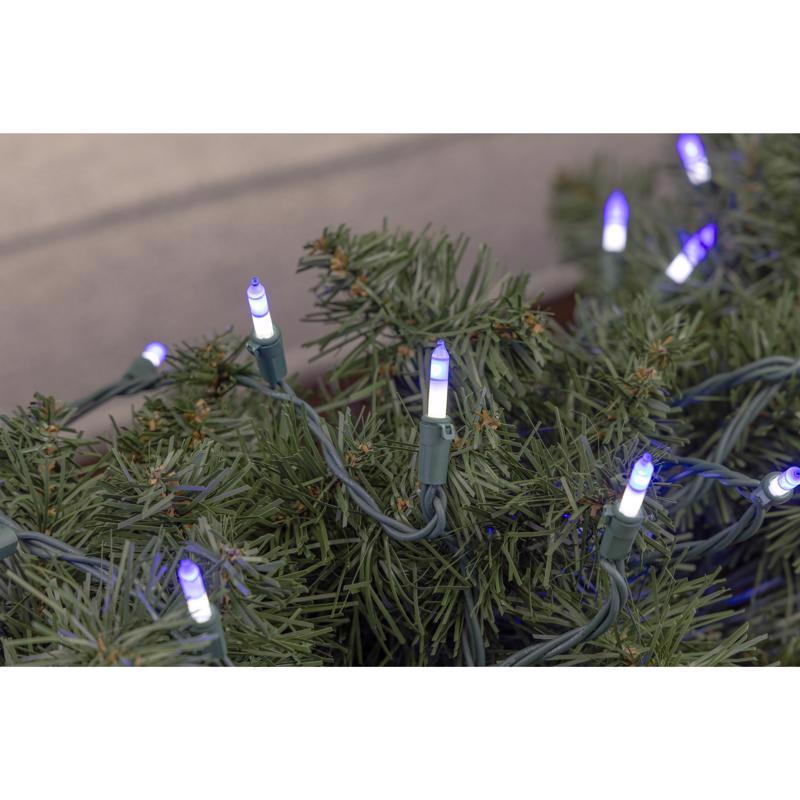 Celebrations LED T5 Blue/White 70 ct Two-Tone Christmas Lights 17.25 ft.