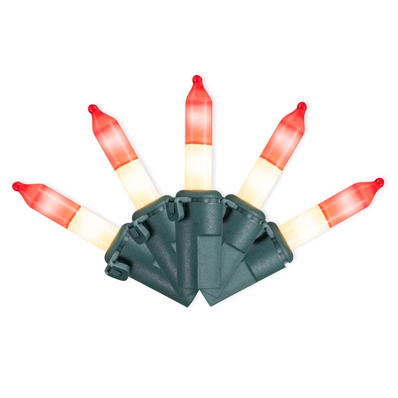 Celebrations LED T5 Red/White 70 ct Christmas Lights 17.25 ft.