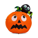 Seasonal Creations Holiday Company 4 ft. Prelit Pumpkin with Spider Inflatable
