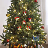 Mr. Christmas LED Gold/Red Bells Animated Decor 3 in.