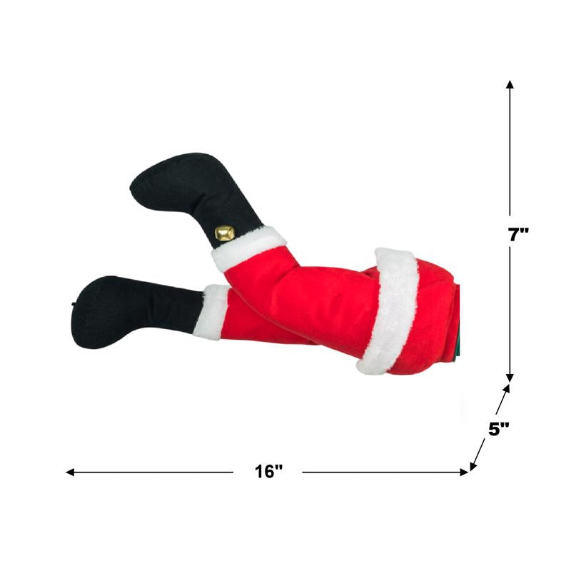 Mr. Christmas Red Santa Leg Kickers Animated Decor 16 in.