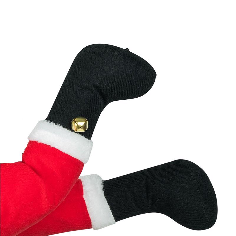 Mr. Christmas Red Santa Leg Kickers Animated Decor 16 in.