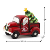 Mr. Christmas LED Santa Truck Table Decor 9 in.