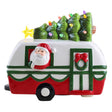 Mr. Christmas LED Santa Camper Table Decor 9 in.