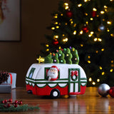 Mr. Christmas LED Santa Camper Table Decor 9 in.