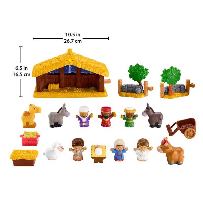 Fisher Price Little People Nativity Toy Play Set